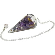 Amethyst Orgone Crystal Pendulums for Divination and Dowsing