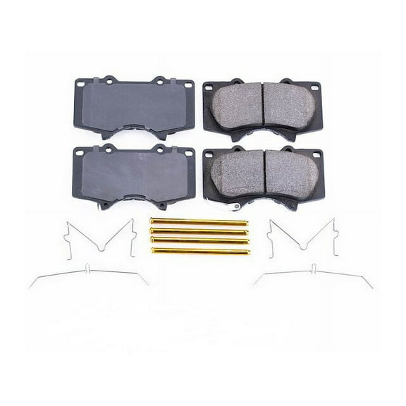 Front Brake Pad Set - Compatible with 2010 - 2022 Toyota 4Runner 2011 2012 2013 2014 2015 2016 2017 2018 2019 2020 2021