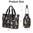 thumbnail image 3 of Tote Bag for Women - Dog Breeds Shoulder Bag - Large Utility Work Duffle Bag with Zipper Handbag for Travel, Work, Sprots, 3 of 5
