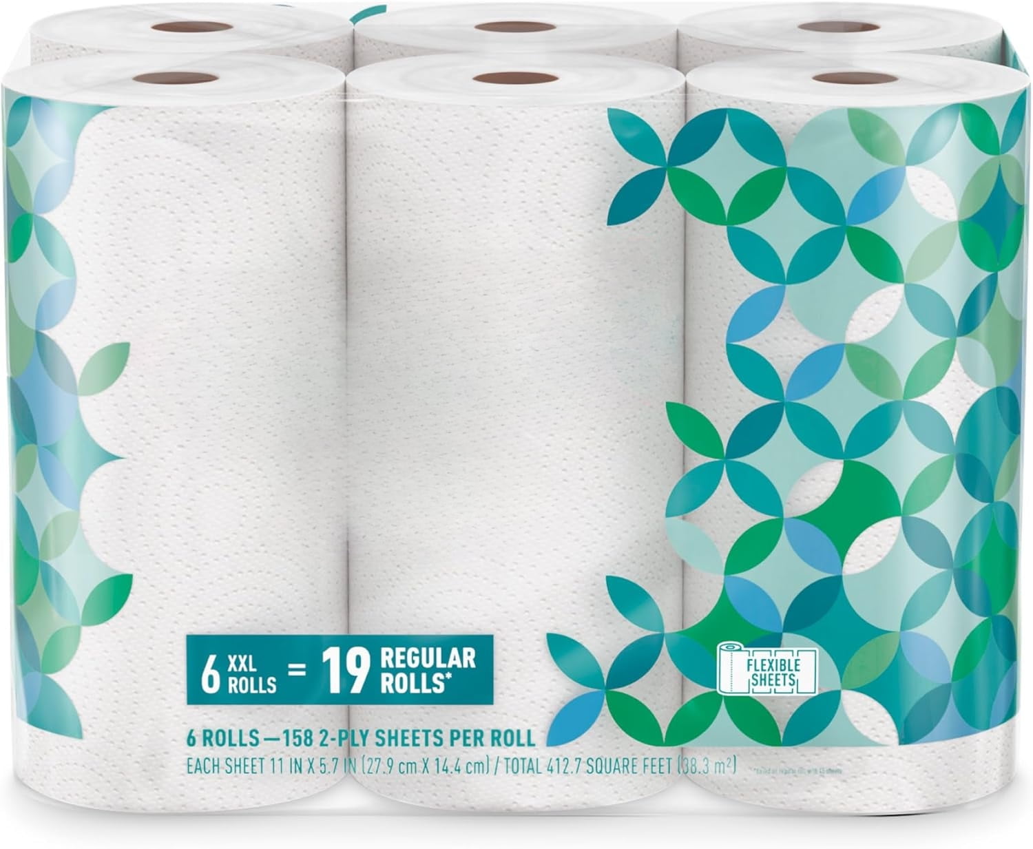 Renova Orange Paper Towels, Roll, 120 Sheets Per Roll