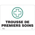 thumbnail image 1 of Premiers Soins Signe, 10" x 14", Vinyle, Français avec Pictogramme, 1 of 1