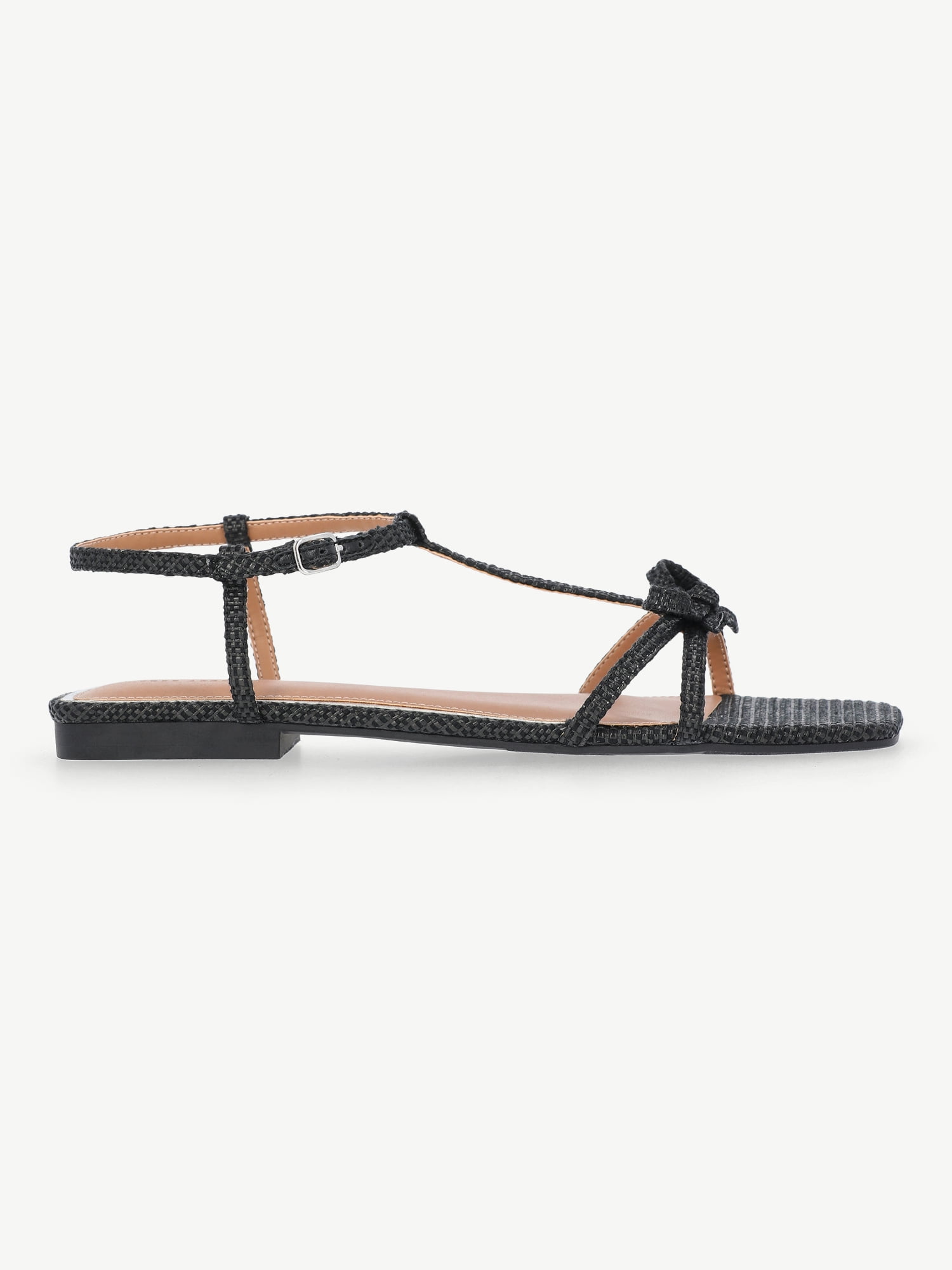 Free Assembly Women's Flat Sandals with Bow