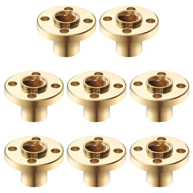 Expert Choice T8 Lead Screw Nut, Precision-Made For 3D Printer Z Axis, Screw Rod For Step Motor, Machine Tool Guide Rail, Durable Wear-Resistant, Corrosion-Resistant Long Service Life