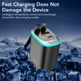 thumbnail image 6 of KT1 Retractable Car Charger Usb C, PD30W, QC3.0 Fast Car Charger, 180° Adjustable Retractable Car Charger with Fast Charging, compatible for iPhone, iPad, Airpod, Android, 6 of 7