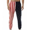 thumbnail image 2 of QATAINLAV Casual Pants for Men 4th of July Patriotic Sweatpants with Pockets American Flag Print Long Trousers Independence Day Outdoor Sport Pant Red 3XL, 2 of 5