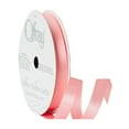 thumbnail image 2 of Offray Ribbon, Pink 3/8 inch Single Face Satin Polyester Ribbon, 18 feet, 2 of 7