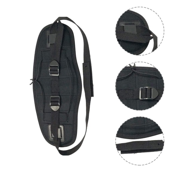 IBASETOY 1Pcs Kayak Padded Back Cushion Black EVA for Kayak Lumbar Support and Inflatable Boat Users