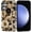 Black and White Flower, variant on Case for Samsung Galaxy S24, Shockproof Hard Shell + Soft Silicone 2 in 1 Hybrid, Shockproof Bumper Drop Protective - Ghost Floral Halloween
