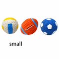 thumbnail image 1 of Juguetes radicales para masticar para perros, juguetes para masticar para perros, juguetes para perros chirriantes, pelotas para perros, juguetes con pelotas chirriantes, pelotas para perros para limpiar los dientes de los perros (3 piezas, trompeta, balón de fútbol de látex, balón de fútbol de látex, voleibol de látex) JM, 1 of 5