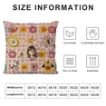 thumbnail image 5 of Orinice Donuts Graphic Decorative Cushion Throw Pillow Cover for Home Living Room Bed Sofa Car Couch Bedroom, Durable Material Square 1PC 24x24in, 5 of 5
