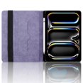thumbnail image 2 of Decase for iPad Pro 12.9 2022/2021/ 2020/2018 Cover with Pencil Holder/Pockets,Auto Wake/Sleep,Folio Stand Embossed PU Leather Smart Wallet Shell for iPad Pro 12.9 6th/ 5th/ 4th/ 3rd Gen,Purple, 2 of 10