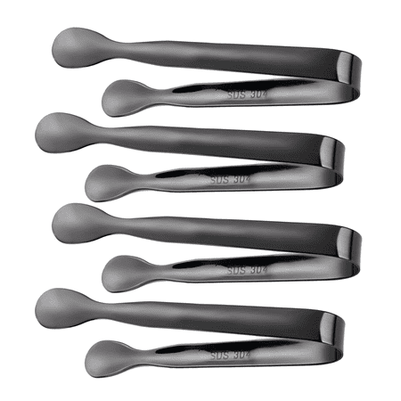 

Small Serving Tongs Stainless Steel Mini Appetizer Tongs Set of 4 Style 5