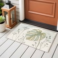 thumbnail image 4 of Entryway Rug 2'x3', Summer Palm Leaves Small Rug for Kitchen Bathroom Door Mat Indoor Entrance, Green Botanical Tropical Plant Non-Slip Area Rugs Floor Mats Carpet Front Door Rugs, 4 of 8
