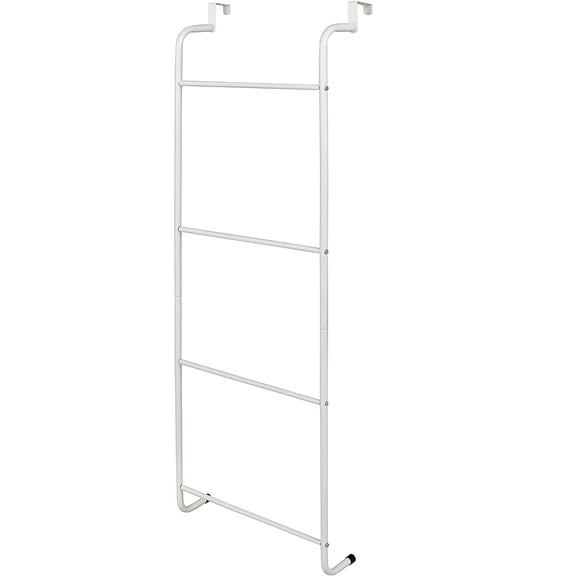 KABB White Metal Over-The-Door Towel Rack/Clothing Hanger，Hook, Kitchen, Bathroom, Bars, Home，Over The Door Towel Rack， Over Door Towel Rack Bathroom， Toalleros Para Colgar Toallas