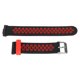 thumbnail image 1 of Correa de reloj inteligente Bling Bling silicona transpirable a prueba de sudor negro y rojo, 1 of 12