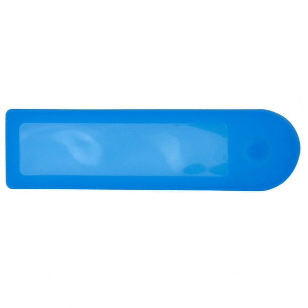 Yuarrent Cubierta del tablero Suministro de scooter multicolor Vista clara Exquisitas cubiertas impermeables Artesanía Tapa de silicona azul Patinetes eléctricos azul
