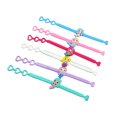 thumbnail image 2 of MasteelfCA 10PCS Mermaid Party Supplies Cartoon Mermaid Bracelet PVC Wristbands Bracelet Set for Kids Mermaid Birthday Party Favors (Random Color and Pattern), 2 of 7