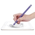 thumbnail image 5 of Lápiz capacitivo de escritura sensible para tableta y teléfono móvil con forma de crayón extralargo para pantalla táctil, color morado, 5 of 5