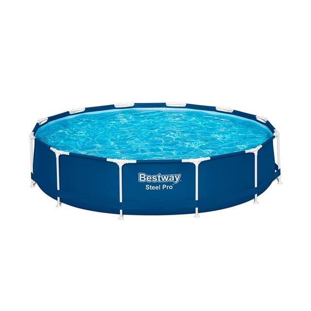 Alberca Estructural Circular Familiar 366 Cm Bestway Plástico PVC Resistente