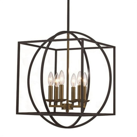 Trans Globe Lighting 11186 Arzio 6 Light 20" Wide Pendant - Gold