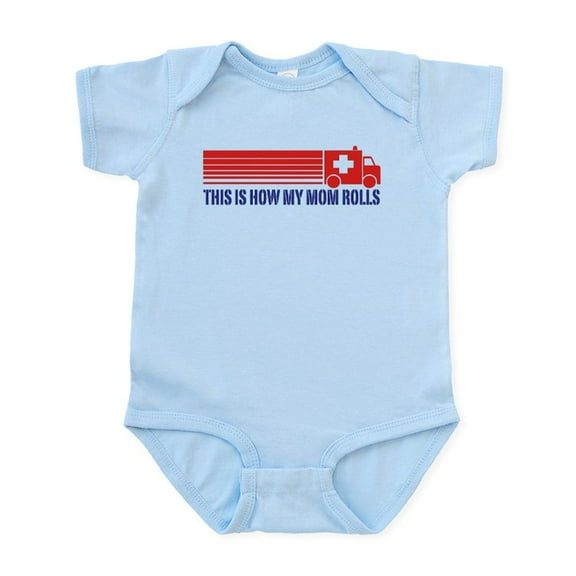 CafePress - EMT Paramedic Mom Infant Bodysuit - Baby Light Bodysuit, Size Newborn - 24 Months