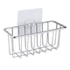 thumbnail image 1 of Yuarrent Rejilla de drenaje de acero inoxidable, práctico soporte duradero para grifo de esponja montado en la pared, estante de jabón, cesta, Organizadores de utensilios de cocina Tipo 1 Yuarrent HA080950-01, 1 of 6