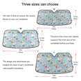 thumbnail image 5 of Cartoon Duck Car Windshield Sun Shade Foldable Car Front Window Visor Heat and UV Protection 55x27.6, 5 of 8