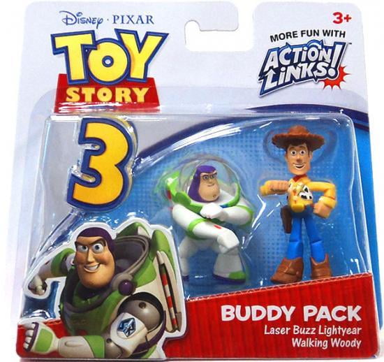 Toy Story 3 Toys Woody and Buzz Lightyear Disney Action Figures in Box Pixar 