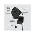 thumbnail image 3 of Logitech Brio 300 Full HD webcam, auto light correction, noise reducing mic, privacy shutter, USB-C, works with Microsoft Teams, Google Meet, Zoom, for streaming and video calling, 3 of 10