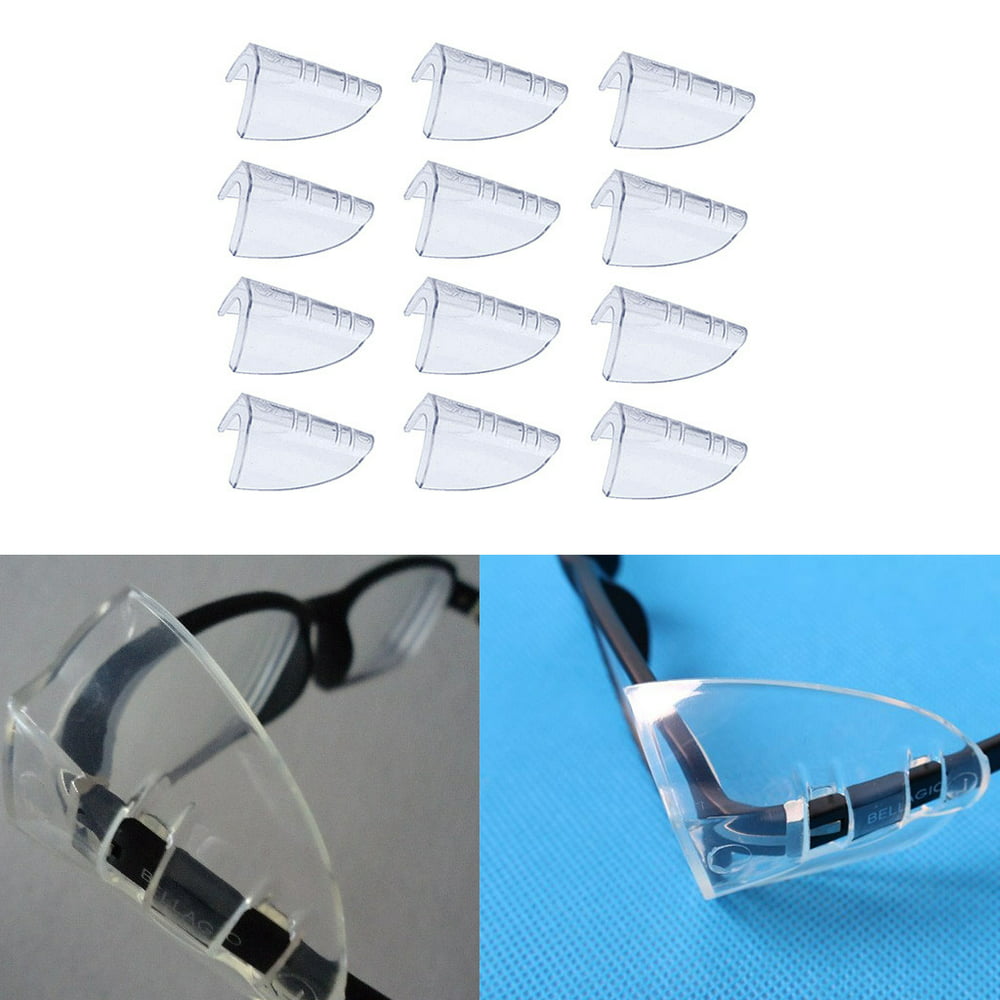6 Pairs Safety Eye Glasses Side Shields Clear Side Shield