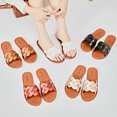 thumbnail image 6 of Ataiwee Women's Slide Sandals, Fashion Strappy Braided Slip On Flat Summer Shoes., 6 of 6