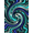 Blue, Pattern 6, variant on ODIKA 6' x 9' Machine Washable Non-Slip Area Rug, abstract moire High Traffic Rug, Blue, 1306414