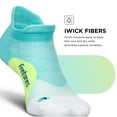 thumbnail image 6 of Feetures Elite Light Cushion No Show Tab Ankle Socks - Sport Sock with Targeted Compression - Aqua Surf, S (1 Pair), 6 of 7