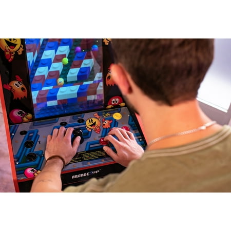 Arcade1Up - Bandai Namco Pac-Mania Legacy Edition Arcade with Riser & Lit Marquee - Multi