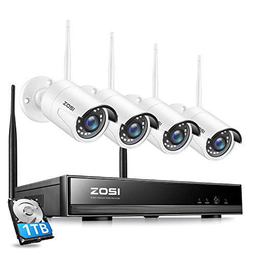 1080p Wireless Security IP Camera NVR System with 2TB Hard Drive 8pcs 2.0MP HD Outdoor Indoor Video Surveillance WiFi Camera with Night Vision Anlapus 8 Channel H.265 Easy Home Remote View Kit 