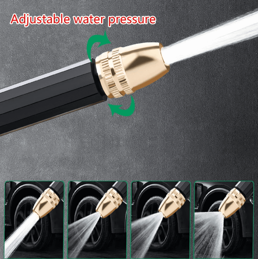 High Pressure Water Sprayer Head with 4 Patterns, Heavy Duty Garden Hose Nozzle fits 3/4” Garden Hose Thread, for Washing Cars, Watering Garden, Pets Shower B