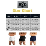 Hood Crew Mens Workout Shorts Fitness Runing Gym Traning Shorts with Pockets Black S