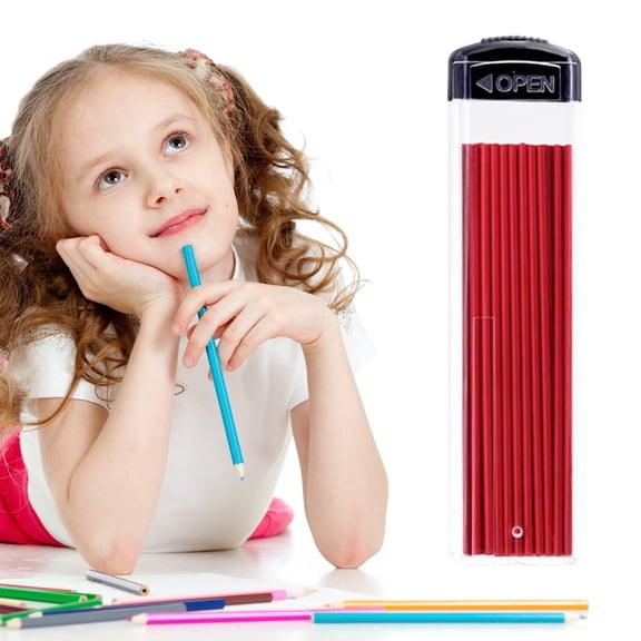 1.3mm Colored Mechanical Pencil Lead - 150 Pcs Assorted Colors - Art Drawing Writing Auto Pencil Refill - Red