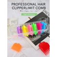 thumbnail image 1 of 8pcs/Set Colorful Electric Hair Cutter Limit Comb Set - Essential Spare Parts For Professional Hair Cutting, 1 of 5