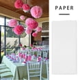 thumbnail image 3 of 10pcs Gift Packaging Tissues Smooth Flower Wrapping Papers Smooth Gift Packaging Tissues Folding Solid Color Gift Packing Covers, White, 3 of 7
