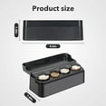 thumbnail image 3 of Apepal Home Supplies Coin Holder For Car, Coin Change Organizer Compatible With Coin Of Different Sizes, Dash-Mounted Holder Suitable For Most Cars, Trucks(Black), 3 of 7