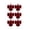 Wine Red, variant on Homellea 6 Pack Velvet Bow Christmas Ornaments, Soft Bow-Shaped Hanging Decorations for Christmas Tree, Wreath, Garland, Gift Wrapping and Mantel and Holiday Party Display, 2.36 Inch, Blue
