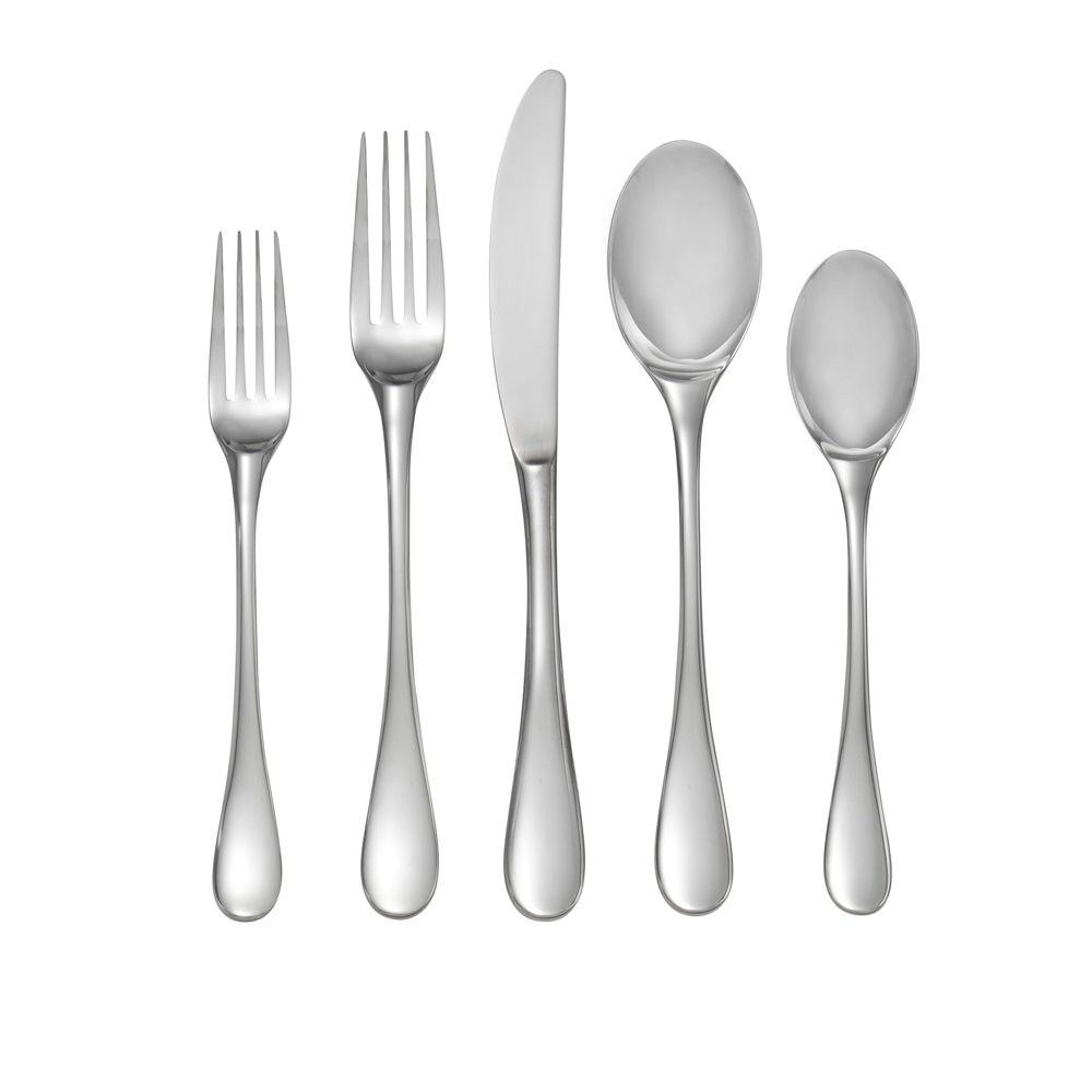 Nambe Skye Dinnerware Collection Stainless Steel Flatware Place Setting