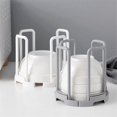 thumbnail image 5 of Retractable Desktop Dish Rack Dish Storage Rack Storage Rack White, 5 of 5