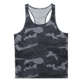 thumbnail image 5 of Hansber Men's Sleeveless Shirt Tank Tops Undershirt Muscle Tee Tops Gym Workout Athletic Bodybuilding Charcoal Grey 3XL, 5 of 7