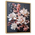 thumbnail image 2 of Designart "Beauty in Glimmering Hibiscus IV" Floral Floater Framed Wall Decor, 2 of 7
