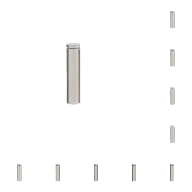 Speravity Tornillo de publicidad Acero inoxidable Fácil instalación Espejo de vidrio Clavo Tuerca a prueba de rasguños Perno Soporte para colgar en la 12x100mm 10piezas Speravity CBP354751