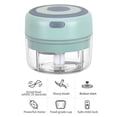 thumbnail image 4 of Mistaha Mini Garlic Grinder Electric Garlic Chopper Cordless Food Fruit Vegetable Blender Kitchen Gadgets 100ML USB Rechargeable, 4 of 8