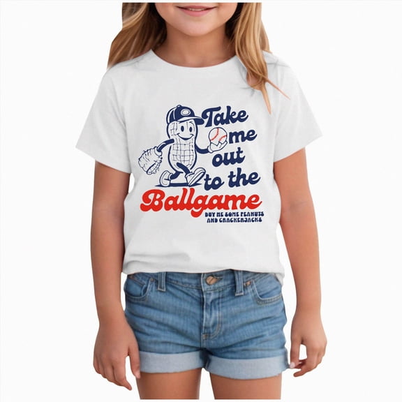 KPOPLK Toddler T Shirts Girls Basic Tee Summer Cotton T-Shirts Crewneck Short Sleeve Shirts for Kids 2-7Y Size 9-10 Years,White