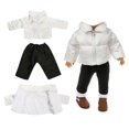 thumbnail image 2 of Conjunto de Chaqueta Y Pantalón de Plumas Sunnimix para muñecas americanas de 18 pulgadas, 2 of 8